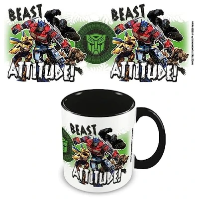 Image of Pyramid International Transformers: Rise of The Beasts Mug (Beast Attitude Design) 11oz Ceramic Coffee Mug, Cups and Mugs for Men Tea Women Official Merchandise