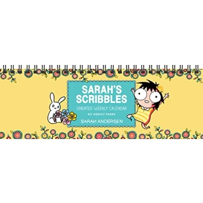 Image of Sarah&#039;s Scribbles Undated Weekly Desk Pad Calendar