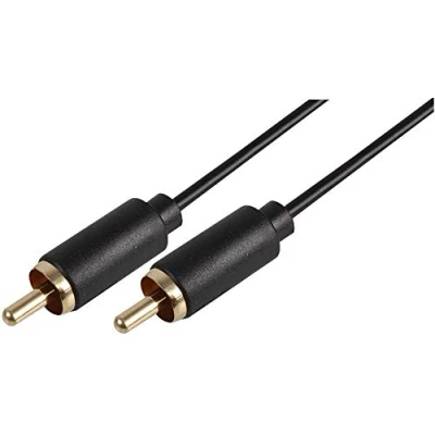 Image of Pro Signal PSG3170 5m Slim Phono RCA Plug to Lead, Black