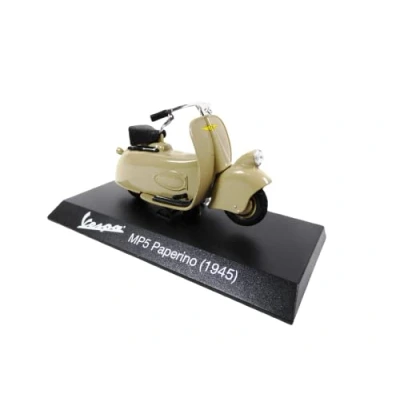 Image of OPO 10 Collection miniature scooter 1/18 compatible with Piaggio Vespa MP5 Paperino brown 1945 Ves0022