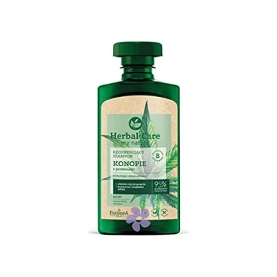 Image of FARMONA Herbal Care, Konopie z proteinami, Szampon Regenerujący, każdy rodzaj włosów, 330ml
