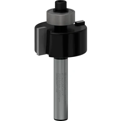 Image of Bosch 2608628417 Rebating Bits with Ball Bearing Pilot Two Flutes and Tungsten Carbide