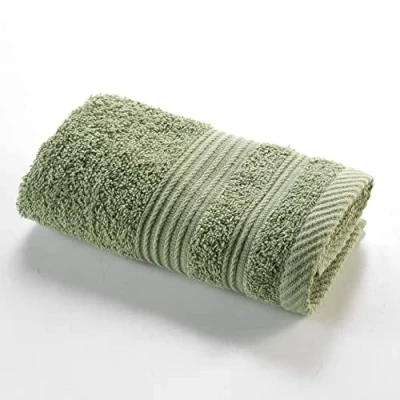 Image of Douceur d&#039;Intérieur, Guest Towel (30 x 50 cm) Tendresse Fougere, Plain Sponge