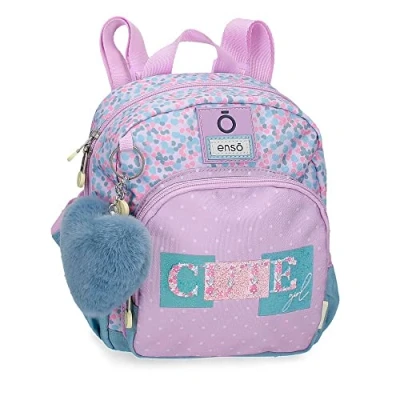 Image of Enso Cute girl Small backpack Purple 19x23x8 cm Polyester 3,5L