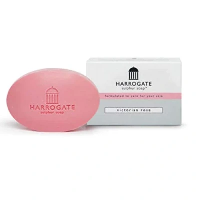 Image of Harrogate Sulphur Soap Victorian Rose Scent 100g