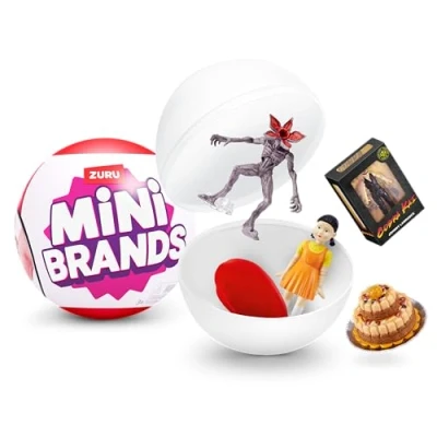 Image of Mini Brands Netflix capsule by ZURU, Surprise Toy with Collectible Minis, Blind Packaging, Iconic Show themed Minis (1 Capsule)