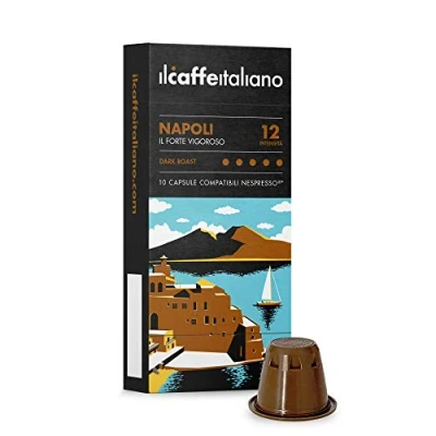 Image of Il Caffè Italiano Compatible With Nespresso Capsules Napoli 100pcs Frhome