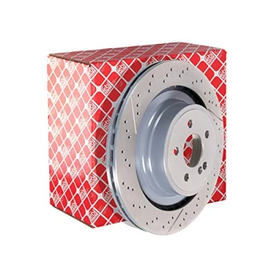 Image of 2124230412, A2124230412 Brake disc FEBI BILSTEIN 44084 Rear Axle 359,7mm 26mm 5 Hole 112mm perforated/vented Coated High carbon