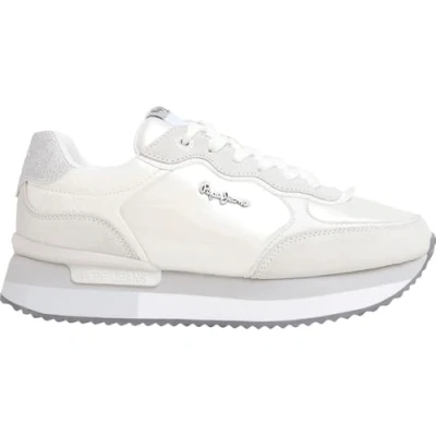 Image of Pepe jeans RUSPER SHINE women&#039;s Shoes (Trainers) in Grey