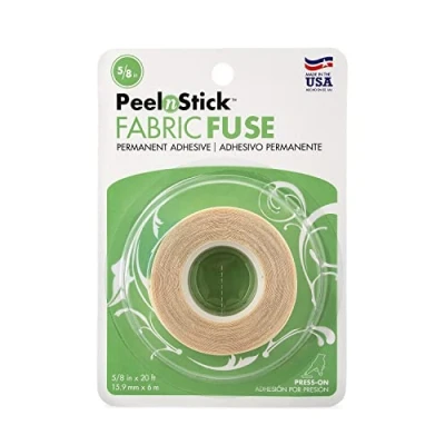 Image of Therm o web PeelnStick Fabric Fuse Adhesive 5/8 in. x 20 ft. Roll, White, one Size