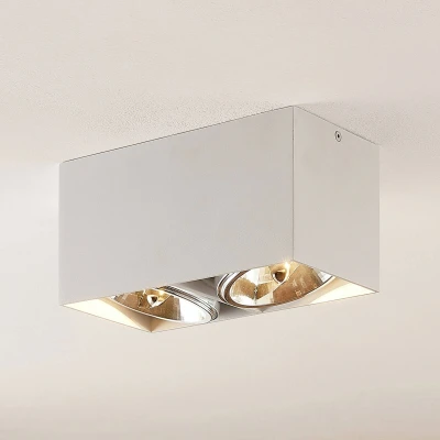 Image of Arcchio Jarle ceiling light, two bulb white