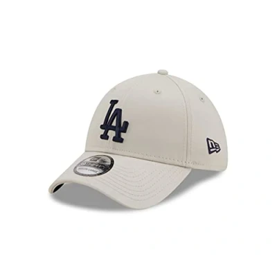 Image of New Era MLB Cap Los Angeles Dodgers beige Baseball Kappe 39Thirty S M (6 3/8 7 1/4)