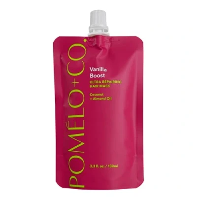 Image of Pomélo+Co. Vanilla Boost Hair Mask Nourishing with Lovely Sweet Fragrance Vegan Care for Dry 100ml