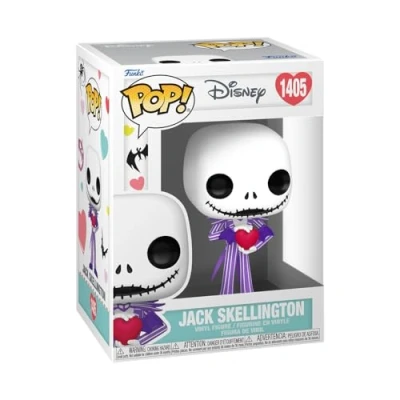Image of Funko POP! Disney: the Nightmare Before Christmas Valentines Jack Skellington Collectable Vinyl Figure Gift Idea Official Merchandise Toys for Kids &amp; Adults Movies Fans