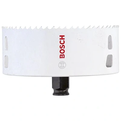 Image of BOSCH Bi Metal Hole Saw (for Wood and Metals, 8% Cobalt Alloy, Progressive Tooth Design, Ø 121 mm, Accessory Drills)