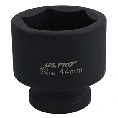 Image of 44mm 3/4in Drive Shallow Metric Impact Impacted Socket 6 Sided Single Hex
