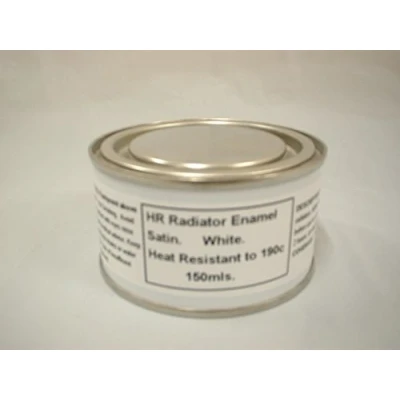 Image of 1 x 150ml White Heat Resistant Satin Radiator Paint