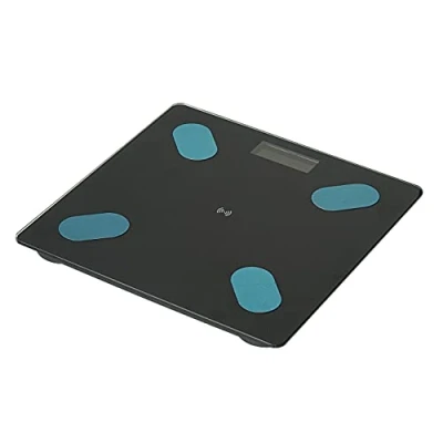 Image of Smart Scales for Body Weight and Fat, Bluetooth 4.0 Bathroom Scales, BMI Analyzes in seconds, Black