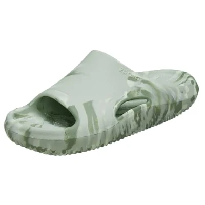 Image of Crocs Unisex Adult Mellow Recovery Slides, Marbled Plaster, 8 UK Men / 10.5 Women