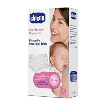 Image of Chicco Mammy 011380 Disposable Post Natal Briefs, Mesh, Pack of 4 2