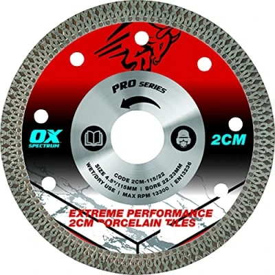 Image of OX Pro 2CM Porcelain Cutting Blade 125/22.23mm