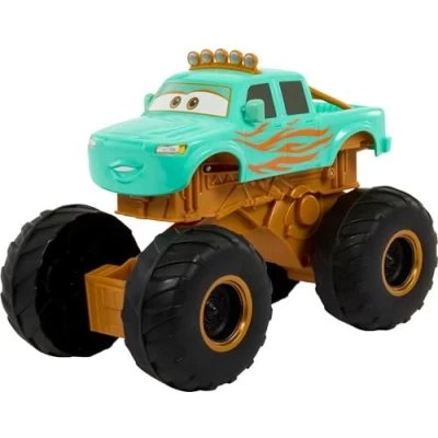 Image of Mattel Disney and Pixar’s Cars Toys, On The Road Circus Stunt Ivy Vehicle, Jumping Monster Truck Inspired by Disney+ Show, HMD76