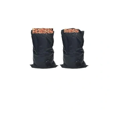 Image of 100 x Heavy Duty Plastic Rubble Sacks Bags for Building Garden Waste Bag Builders Gardening 20kg 32 litre Capacity Large Size 20 30 inches (Black)