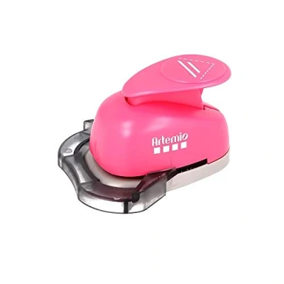 Image of Artemio VIHCP404 Straight Corner Punch, Pink 2.5 cm