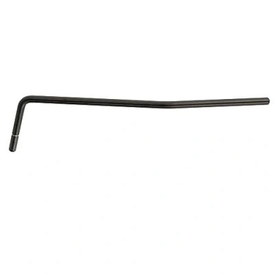 Image of Musiclily Ultra 5mm Stainless Steel Push in Style Tremolo Arm Whammy Bar Vibrato for China Made Wilkinson M Series Bridge, Black without Tip
