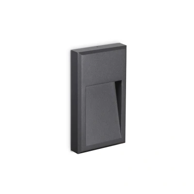 Image of Febe LED Outdoor Flush Wall Light Anthracite IP65, 3000K