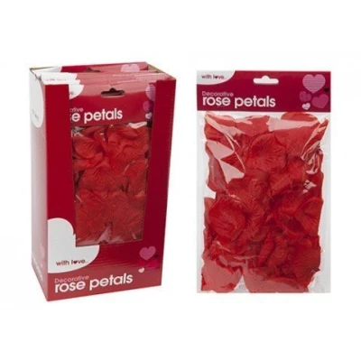 Image of PMS 180PC FABRIC DECORATIVE ROSE PETALS IN PBHC 12PC PDQ