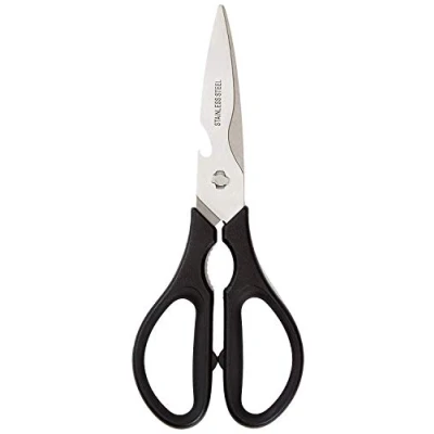 Image of Amazon Basics Premium Multifunctional Kitchen Shears, Black