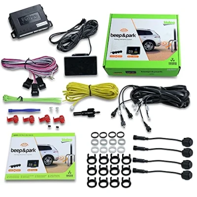 Image of VALEO 632201 Parking Assistance System BeepandPark Kit: 4 Sensors + 1 LCD display Front or Rear Installation
