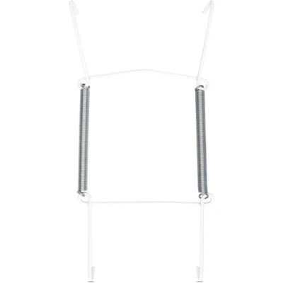 Image of Invisible Plate Hangers for Wall Decorative Dish Display Holders Hanging Wires Spring Hook Holder Fit to Hang on (White Hanger) (13 x 19 cm (5 7.5 Inch))