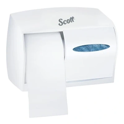 Image of Kimberly Clark Professional, 9605, Coreless Toilet Tissue Dispenser, White, 1 x Dispenser