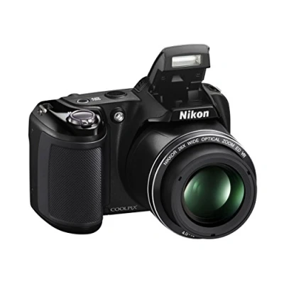 Image of Nikon Coolpix L330 Compact Digital Camera (20.2 MP, 26x Optical Zoom, 3.0 inch LCD) Black (Renewed)