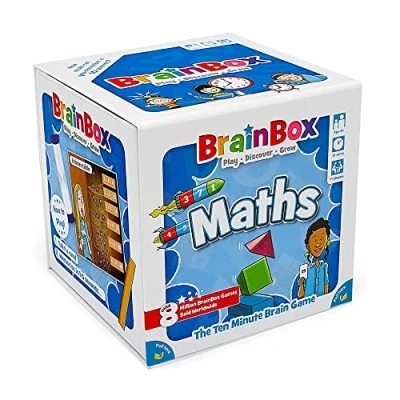 Image of BrainBox Maths Fun &amp; Educational Card Game Ages 8+ 1+ Players 10 Minutes Play Time