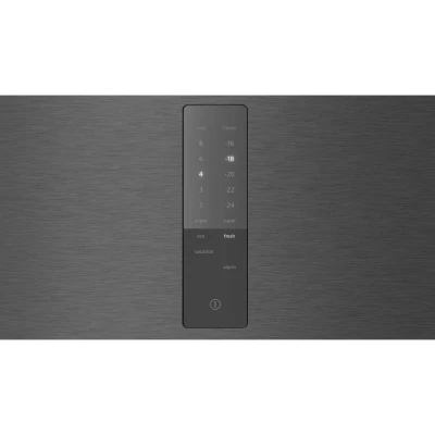 Image of Siemens KG39NEXBF iQ500 Free standing fridge freezer with at bottom 203 x 60 cm Black stainl1
