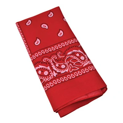 Image of Bristol Novelty BA482R Cowboy Bandana/Scarf Red 1pc, unisex adult, One Size