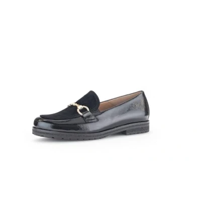 Image of Gabor Women&#039;s Slippers, Slip Ons, Moderate Extra Width (G) (Black 97, UK Footwear Size System, Adult, Women, Numeric, Wide, 6)