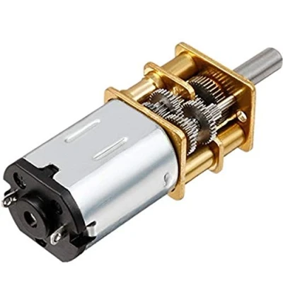 Image of Yosoo Mini DC 6/ 12V Speed Reduction Motor 50/200/ 300RPM with Metal Gearbox Replacement N20 for RC Car, Robot Model, DIY Engine Toys (12V 200RPM)