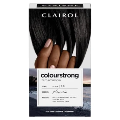 Image of CLAIROL COLOUR STRONG PERMANENT HAIR DYE 1.0 BLACK