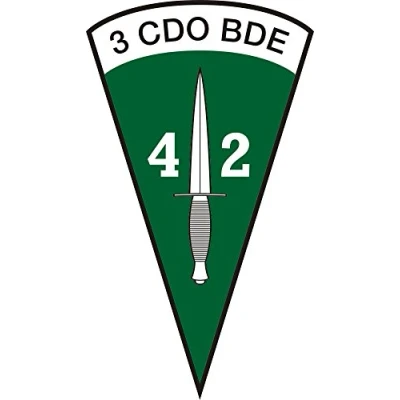 Image of ROYAL MARINES 42 COMMANDO REAR WINDOW CAR STICKER