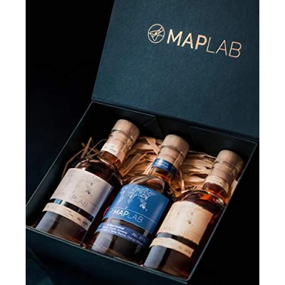 Image of bottled Cocktail Set; Bourbon Old Fashioned, Negroni, Vesper Martini; set of 3 x 200ml premium cocktails by MAP Lab