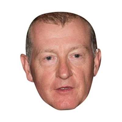 Image of FoxyPrinting Steve Davis Celebrity Cardboard Party Face Mask Fancy Dress