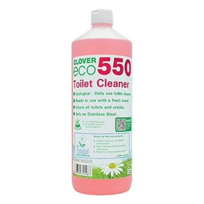 Image of Clover Chemicals 550 Eco Toilet Cleaner, 1 L, Pack of 12