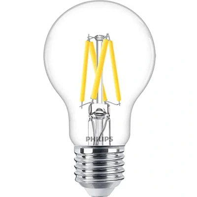 Image of PHILIPS LED GLS 5.9W (60W eq.) ES Clear Very Warm White 922 927 DimTone