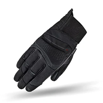 Image of SHIMA AIR 2.0 Motorbike Gloves Women Leather Summer Biker Armoured Protectors Motorcycle Perforated Ventilated Reinforced Touchscreen Motorsport Glove Street Motorbikes (Womens, Black, XS)