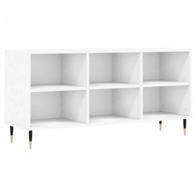 Image of vidaXL TV Cabinet White 103.5x30x50 cm Engineered Wood