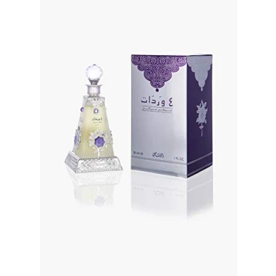 Image of Arba Wardat Perfume Oil by Rasasi 30ml